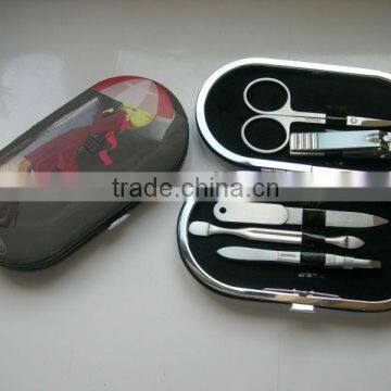 High quality 5 in 1mini manicure set in box household nail care kit