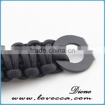Camping /outdoor 350/550 Cord Firestarter Survival Flint Bracelet With Fishing Tool, Firebar photo-3