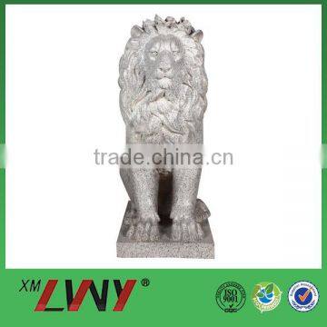 Art decor fiberglass resin lion abstract garden sculpture