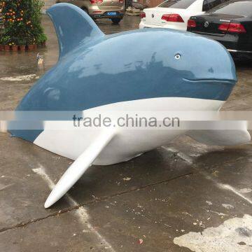 Fiberglass whale statue