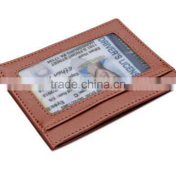 RFID Wallet Mens Slim Leather RFID Blocking Front Pocket Wallet Thin Card Holder photo-3