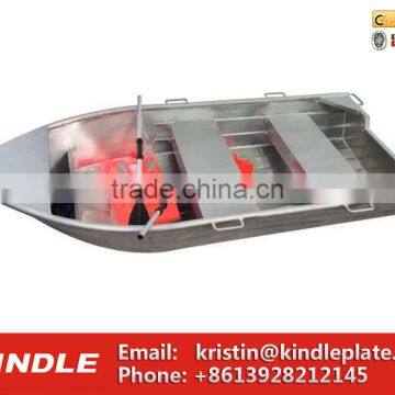 Customized Folding Aluminum Fishing Work Boat with Paddle