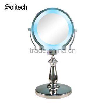 JM905 LED Lighting Mirror Table Mirror Standing Mirror Double Side Magnifying photo-2