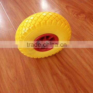 Flat free PU foam wheel 3.00-4