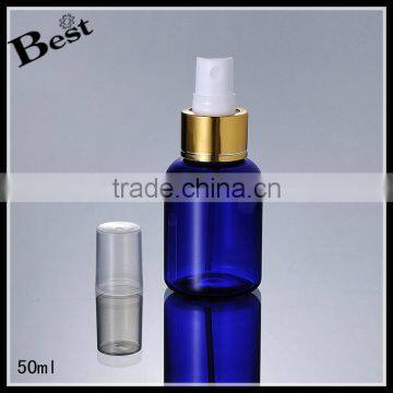 Hot Selling Cosmetic Toner Fragrance Perfume 2017 Hot New Products Blue Empty 50ml Plastic Spray Bottle Wholesale photo-4