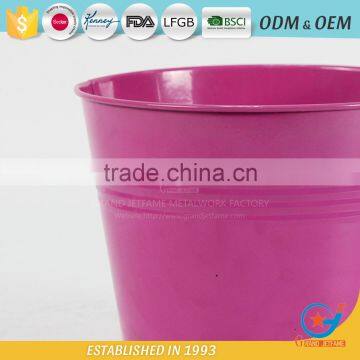 Decorative Plant Pot Covers Outdoor Metal Garden Galvanised Plant Pots photo-5