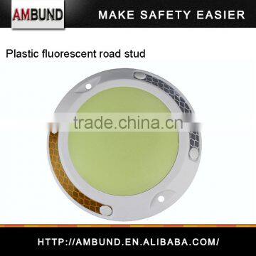 Safety LED Fluorescent Plastic Reflective Road Stud Markings