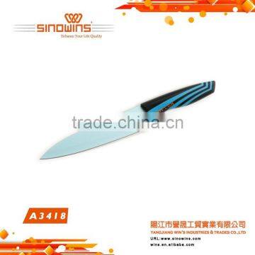 A3418 New design Hot Sale High Quality Stainless Steel Kitchen Knife Set with Non-stick Coating