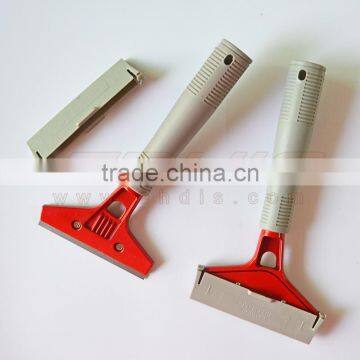 Free Sample Razor Blade Scraper / Telescopic Handle Tool Set / Glass Cleaning Squeegee