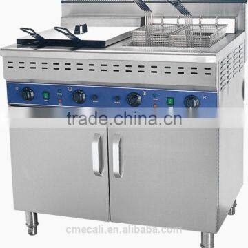 Hot Sale Commercial Use 110V 220V Electric Deep Fryer With 2 Tanks and 2 Baskets photo-2