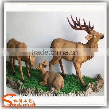 Great Quality of Outdoor Decoration Equioment Life Size Large Fiberglass Animal Statue Molds