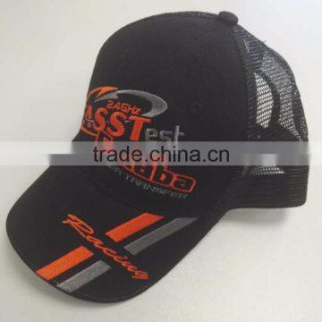 100% black cotton baseball cap hats