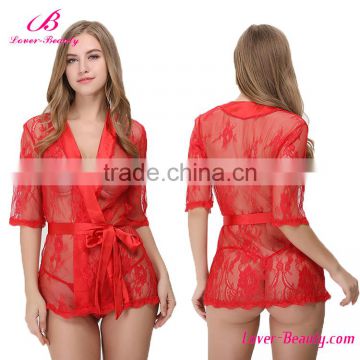 New Arrival Teen Girls Sexy Women See Through Silk Lingerie