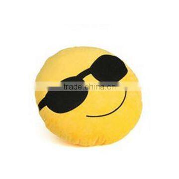Promotional Stuffed Small Smile Message Face Cheap Funky Plush Emoji Keychain photo-5