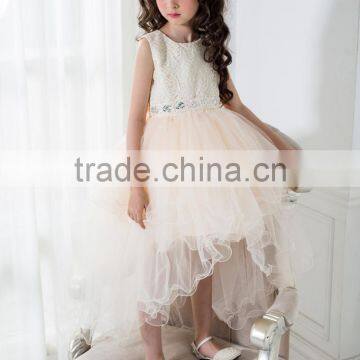2017 Elegant Sequins Party Girl Dress Formal Clothes Baby Kids Clothing Girls Princess Dress photo-2