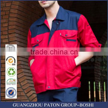 Work Clothes For Men Construction Red Color Work Uniform