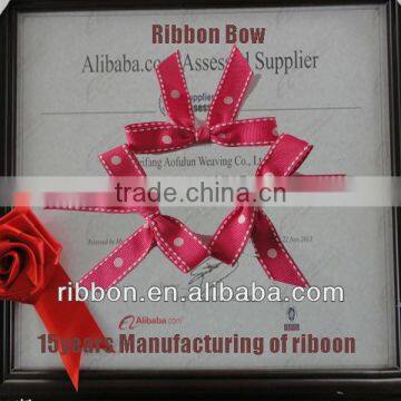 single face satin ribbon bow