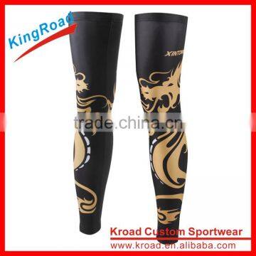 Colorful New Design Custom Cycling Leg Warmers Custom Sports Leg Sleeve Compression Leg Sleeves photo-2