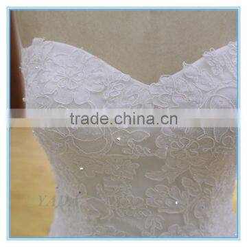 New Design Ladies Off-shoulder Slim Mermaid Tail Wedding Dress Full Dress photo-5