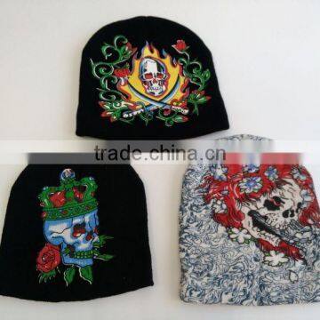 High Quality Acylic Print Knitted Hat photo-4