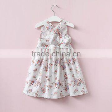 Lastest Designs Baby Cotton Frocks Girl Floral Patterns Printed Dress Girls Party Birthday Dresses Clothes Wear photo-2