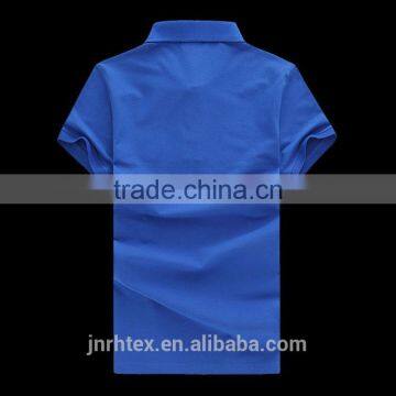 Trade Assurance Combed Cotton OEM Branded Yarn Dyed Pique Polo T Shirts photo-3