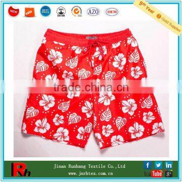 Cotton Polyester Men Printed Beach Shorts photo-2