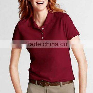 WOMEN'S BLANK POLO SHIRT