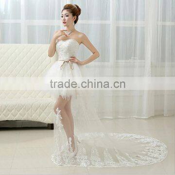 Sexy See Through Lace Girls Evening Dress photo-2