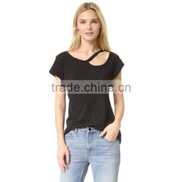 Short Sleeve Wholesale Cotton t Shirt Plain Women Simple Clothing photo-4