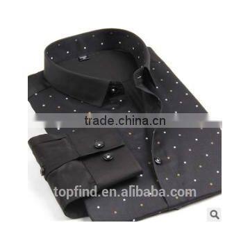 Men Fashion Slim Fit Long Sleeve Print Causal Shirts photo-6