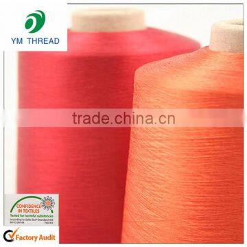 Color 100% Polyester Textured Yarn DTY 75/36 HIM