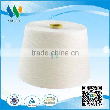 Virgin Polyetser Spun Yarn Raw White Paper Cone photo-2