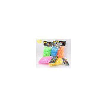 Tie dye Rainbow Loom Rubber Band Glow in the dark With Chuck Bag