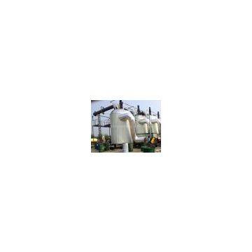 Vessel type waste motor oil recycling equipment