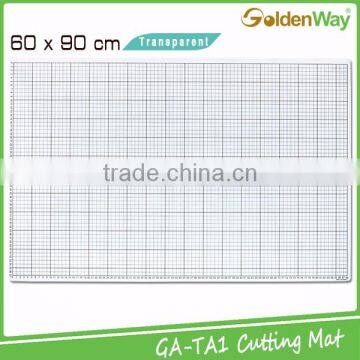 A1 60x90 cm Flexible Eco Friendly Transparent plastic PVC Self-healing Cutting Mat