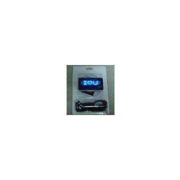 7x21 USB led card