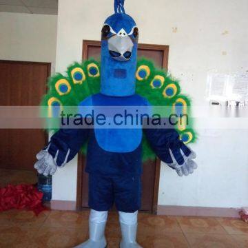 new design adult peacock mascot costume