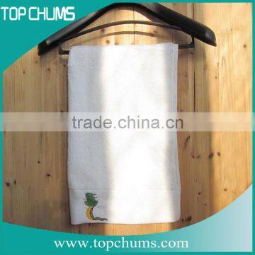 100% cotton Unbleached solid terry 5 stars cotton hotel towel