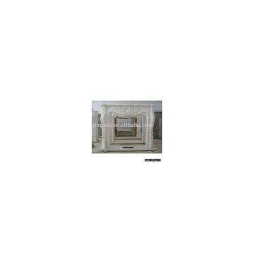 Marble fireplace,double deck