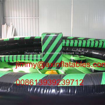 Adult Giant Outdoor Dia 8M Multi-play Inflatable Meltdown Wipeout Games For Sale photo-3