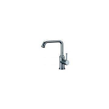 Single lever sink faucet