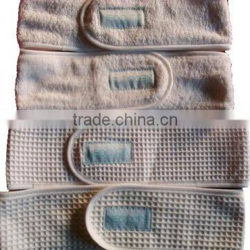 Cotton terry Spa sport terry headband for women Salon headband