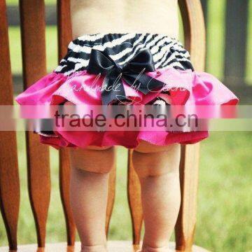 2015Hot Sale Cute Cotton Baby Bloomer With Ruffles Kids Shorts Baby Diaper Cover For Infants Zebra Bloomers Child Bloomers photo-6