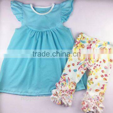 TOP sale custom design pretty wholesale children outfits