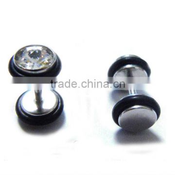 Stainless Steel Body Piercing Crystal Top Quality Body Jewelry