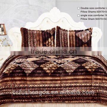 Copy Patchwork Printing Shining pv Plush Fabric for Home Textile photo-2