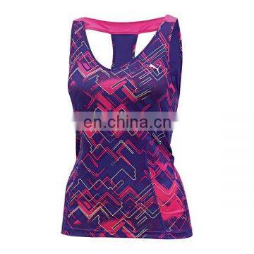 Comfortable custom sublimated running singlet