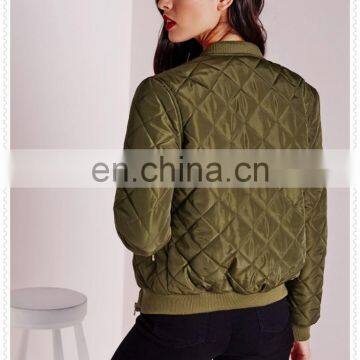 China Wholesale Outdoor Clothes Women Quilted Casual Jacket in photo-6