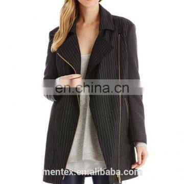 Stretch Viscose Blend Coat